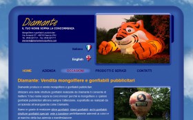 L'homepage del sito