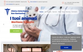 L'homepage del sito